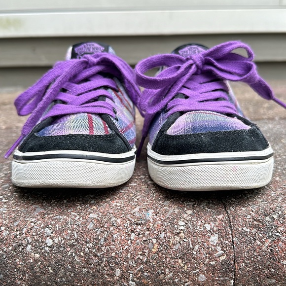 Dusty Dollin Off The Wall Plaid Rare Find Vans - Picture 2 of 10